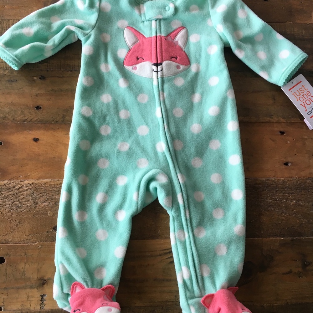 ⭐️Carters⭐️Newborn Fleece Zip Up Pajama